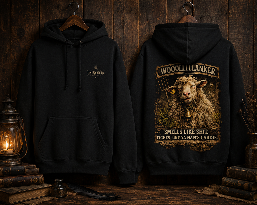 Wooooollllanker Hoodie | Funny Sheep Dark Humour Unisex Hoodie