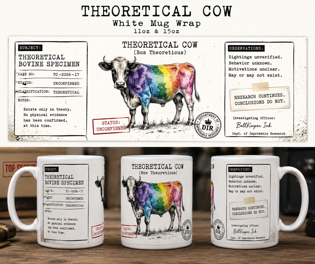 Theoretical Rainbow Cow Mug