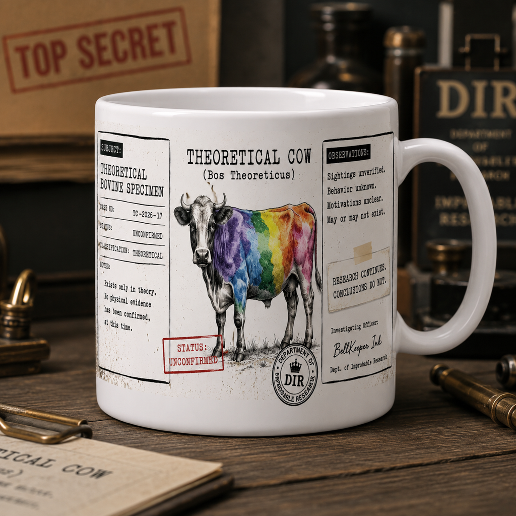 Theoretical Rainbow Cow Mug