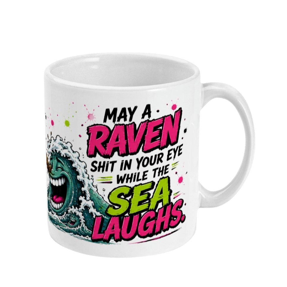 The Raven Mug | Gothic Dark Humour Ceramic Coffee Mug