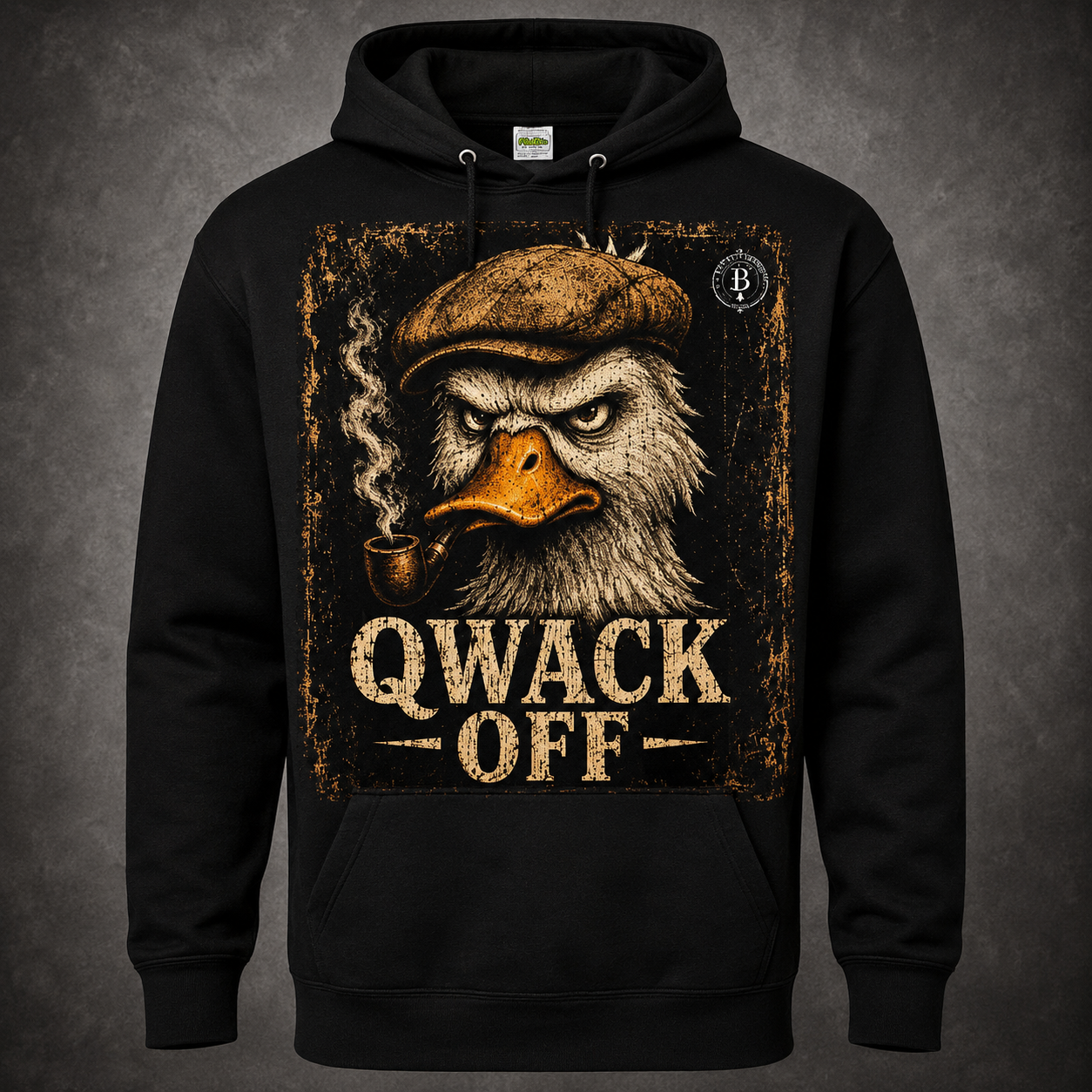 QWACK OFF Hoodie | Funny Duck Dark Humour Unisex Hoodie